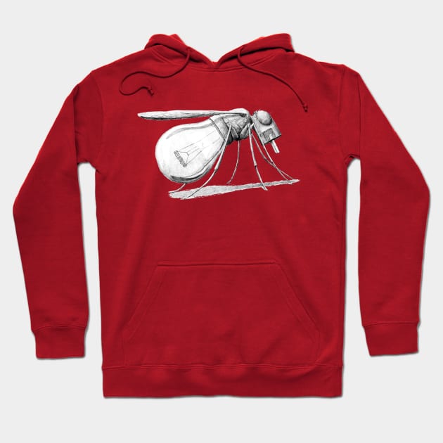 lightbulb mosquito Hoodie by RedmerHoekstra